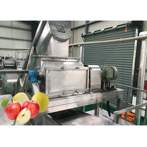 SUS 304 Apple Juice Concentrate Fruit Processing Line 1500T/Day