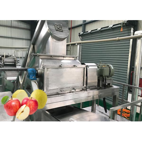 SUS 304 Apple Juice Concentrate Fruit Processing Line 1500T/Day