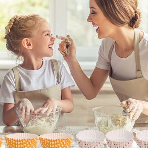 Greaseproof Paper Baking Cups Large Muffin Liners Cupcake Jumbo Muf 3.5 Inch