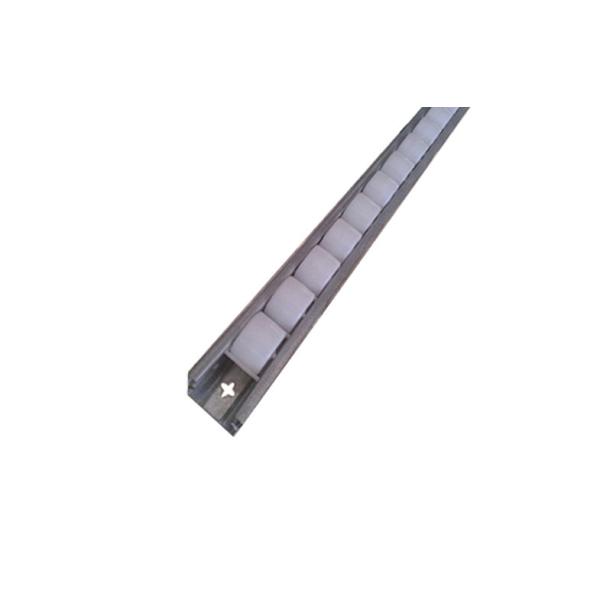 Buy White Color Wheel Roller Track Conveyor Roller Track For Racking System at wholesale prices