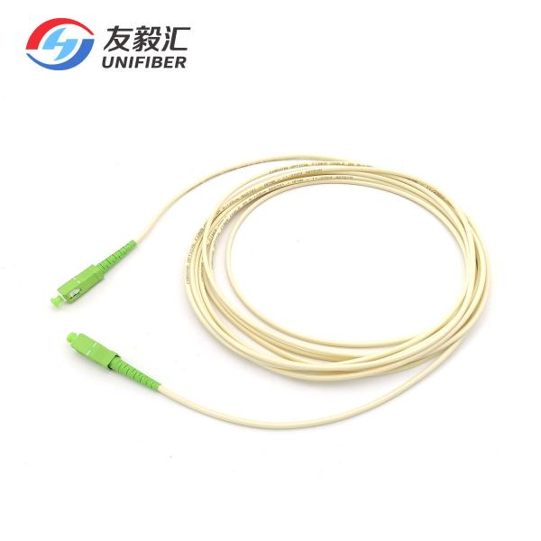 Buy LSZH G657A2 SC/APC-SC/APC 2.0mm FTTH Drop Patch Cord at wholesale prices