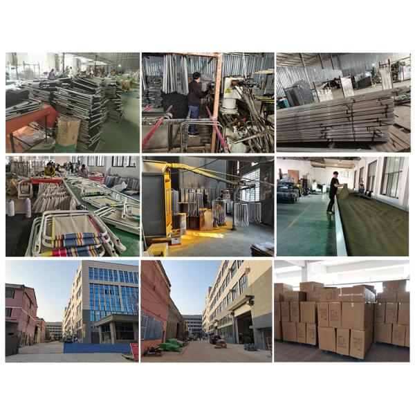 Outdoor Courtyard High Backrest Folding Reclining Chair with 7 Adjustable Positions