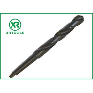 Roll Forged / Milled HSS Taper Shank Drill Bit Set With Wooden Box DIN 345