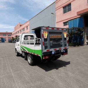 Hanging Barrel Garbage Pickup Truck 1360kg Load Capacity 10 Bin