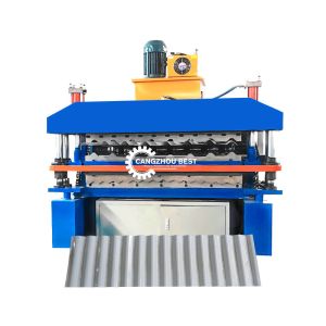 Quality Double Deck R101 IBR&amp;Corrugated Roofing Sheet Profile Roll Forming Machine for sale