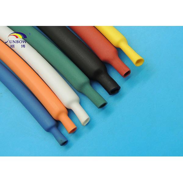 2 / 1 Glossy high temp polyolefin heat shrinkable tubing 10.4MPa Tensile