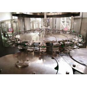 PET Plastic Rotary Bottle Filling Machine SUS304 0.25MPa Washing