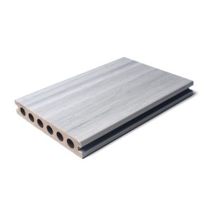 Hollow Natural Wood Grain WPC Decking Board Wood Plastic Composite Panels 142 X
