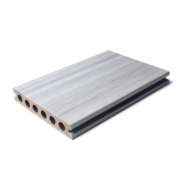 Hollow Natural Wood Grain WPC Decking Board Wood Plastic Composite Panels 142 X