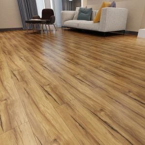 Quality Discontinued OAK Colour 12mm Indoor Laminated Floor Tile Roll Mdf Wooden Flooring for sale