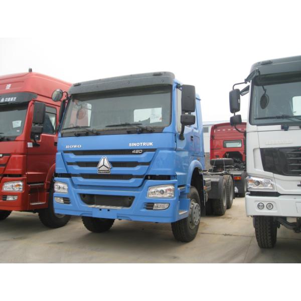 420hp Ten Wheels Prime Mover Truck HOWO One Bunk With External Force Resistance