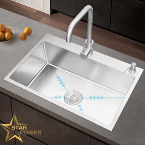 Multi-Gauge Stainless Steel Hand Sink Kitchen Appliances Customized