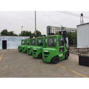 ISUZU Diesel Engine 3 Ton Forklift With Hydraulic Transmission