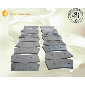 Cr-Mo Alloy Bucket Casting Cap Rail Steel Mill Liners for Grinding Mill