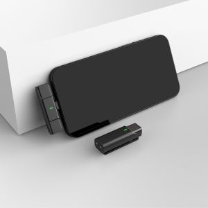 Vlog Tiktok Recording Wireless Lavalier Microphone Long Distance Long Using Time