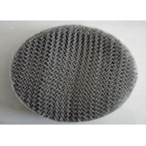 Quality BX500 Stainless Steel Mesh / Packed Distillation Column High Void Ratio for sale