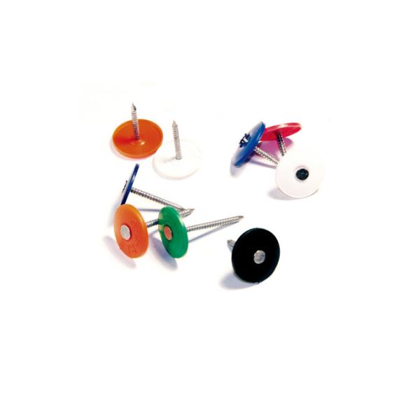 Buy Iso Standard Plastic Cap Roofing Nails Ring Shank at wholesale prices