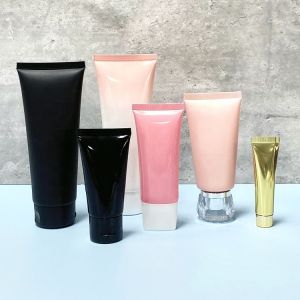 Body Butter Matte Black Cosmetic Squeeze Tube 4oz 8oz 10oz