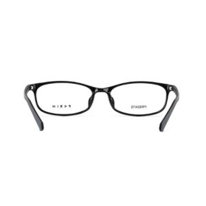 Oval Flexible Parim Eyeglasses Frames Antiskid With Silicone Temple