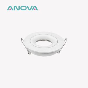 Commercial Lighting Recessed Spotlight Frame With 20° Tilt And Rotating Housing