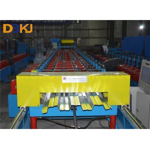 15m/Min 1.2mm Roof Deck Roll Forming Machine Automatic Hydraulic Cutting