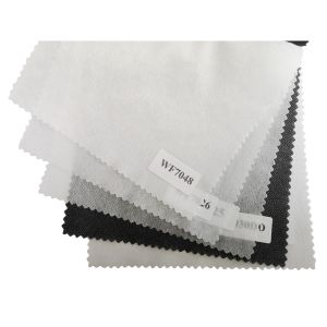 100% polyester GAOXIN soft handing microdot nonwoven fusible interlining with