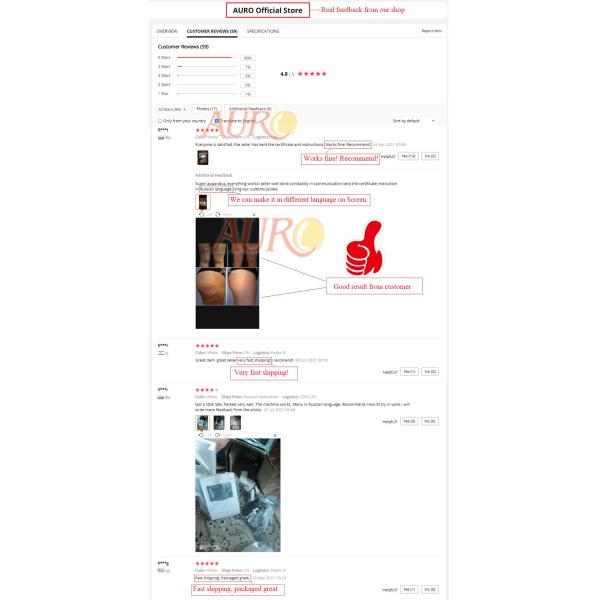 AURO Vacuum Cavitation Slimming Machine 5 In 1 RF 40K For Weight Loss