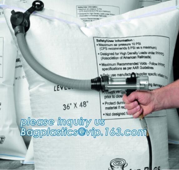 container Inflatable Air Filled Pillow Dunnage Bag for Container, carton filling