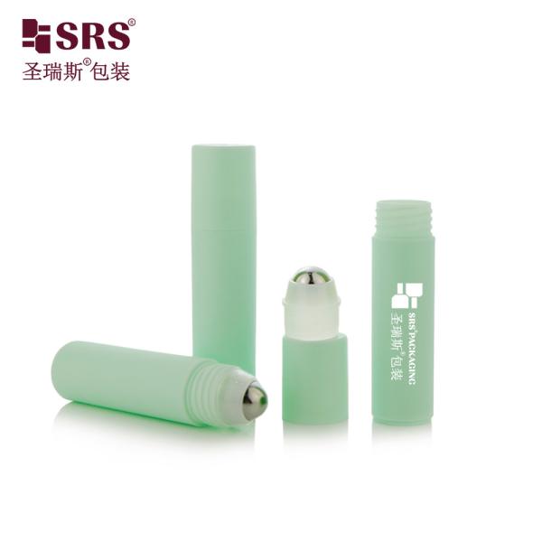 RPPF 20ml 2/3 OZ Plastic Empty Cosmetic Skincare Round PP PCR Eco-friendly Roller Steel Ball Bottle Packaging