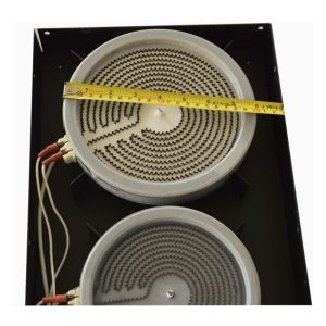 EMC 220v 3KW Kitchen 2 Burner Ceramic Cooktop