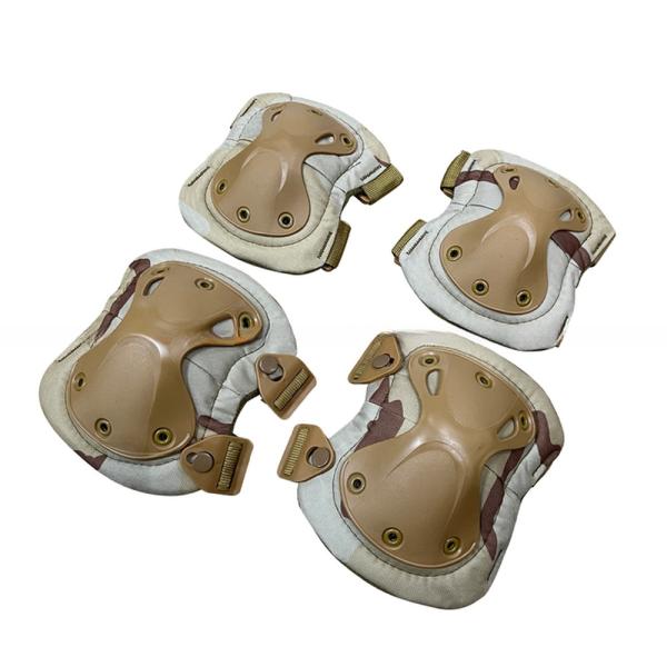Adjustable Outdoor Training Knee and Elbow Pads for Sport Protection One Size Fits All