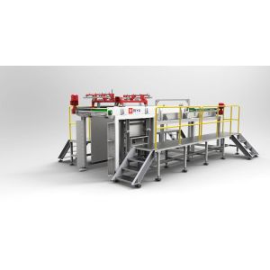 Depalletizing Bottles Bulk Stacks Depalletizer Machine