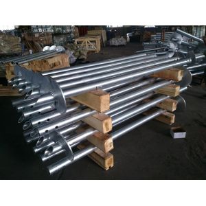 Construction Engineering Hot Dip Galvanized Round Pipe Helical Piles Q355