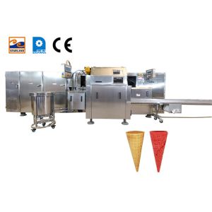 Stainless Steel Ice Cream Cone Machine 2.0hp 10kg / Hour