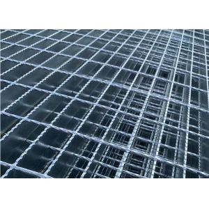1m 1.2m Width Galvanized Walkway Floor Gratings High Load Capacity