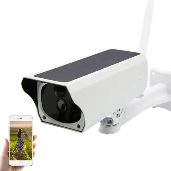 Buy 1080P HD Solar Panel Security Camera Horizontal 92 Degree Waterproof at wholesale prices