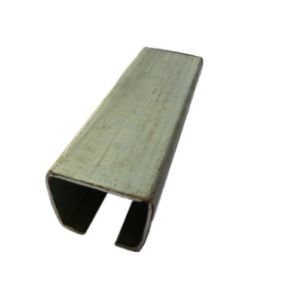 Quality 70x59 White Zinc Sliding Gate Floor Track Profile for sale