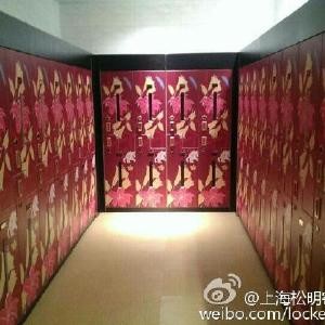 Lightweieght Printed Door IOT Locker 6 Tier For Bank Office / Hospitals