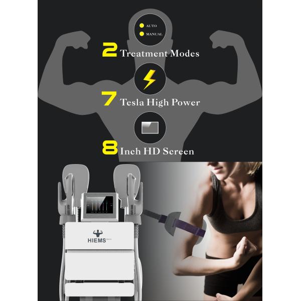 4 Handles Muscle Building HIEMT Electromagnetic Muscle Stimulator Body Sculpting Machine