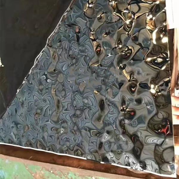 Water Wave Stainless Steel Sheet Mirror Polished 316L For Anti Corrosion Not Get