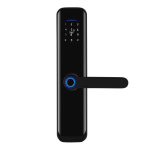 Smartphone Control Fingerprint Smart Door Locks DC6V Door Handle Lock