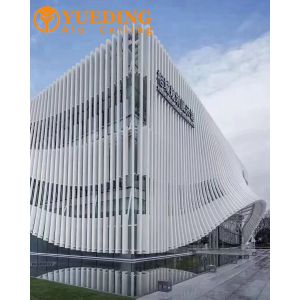 Curved Aluminum Strip Ceiling Lightweight Round / Square Tube