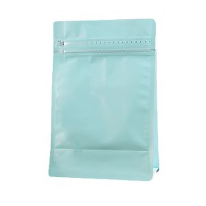 Gravure Printing Sachet Flat Bottom Coffee Pouches Valve