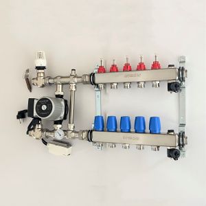 Stainless steel 304L Heating Manifold with Zone Pump/Mix Valve ,manifold for mix