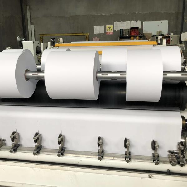 Buy 50g/M2 Pre Printed Jumbo Thermal Paper Rolls 55gsm 60gsm at wholesale prices