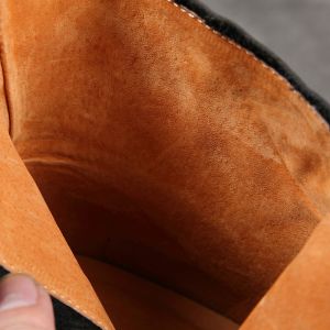 S031 Winter new fleece warm leather women's boots original leather hit color