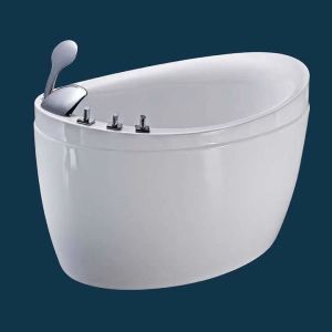 Rectangle 1500mm Freestanding Bath Bathroom Modern Soaking Tub