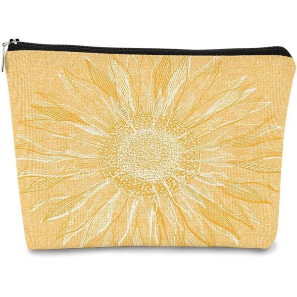 Lightweight Waterproof Flower Cosmetic Bag For Teen Girls Women Birthday