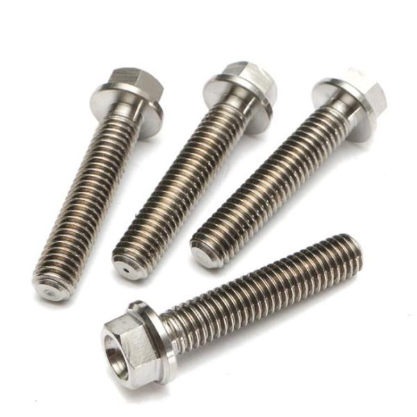 Buy ISO M8x40 Hex Head Flanged Titanium Screws GR5 at wholesale prices