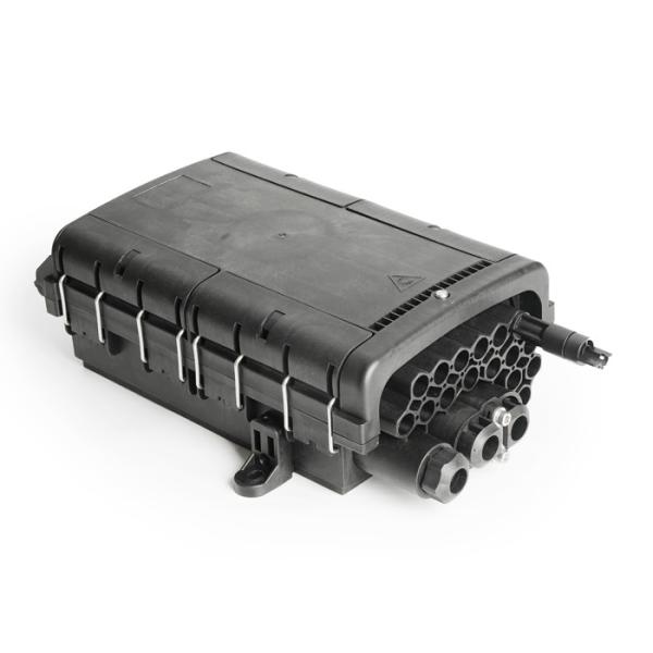 Outdoor Fiber Optic Splice Closure96 Fiber 4x24 Splicing Trays Wall Mounting / Aerial